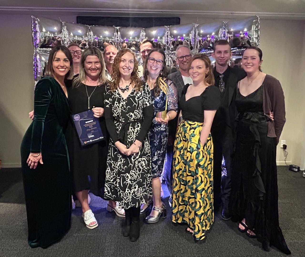 Winners of the Professional, Business, Service and Technology category at the Electra Business & Innovation Awards 2025.